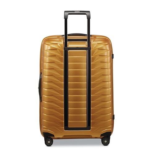 Image of Samsonite Proxis Medium Hardside Luggage with Dual Spinner Wheels - Innovative Roxkin Lightweight Shell With Ultimate Durability- Includes TSA Lock, Ergonomic Telescoping Handle - Honey Gold