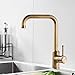 Kelelife Robinet de Cuisine, Laiton Antique, Mitigeur Cuisine avec Bec Orientable 360°