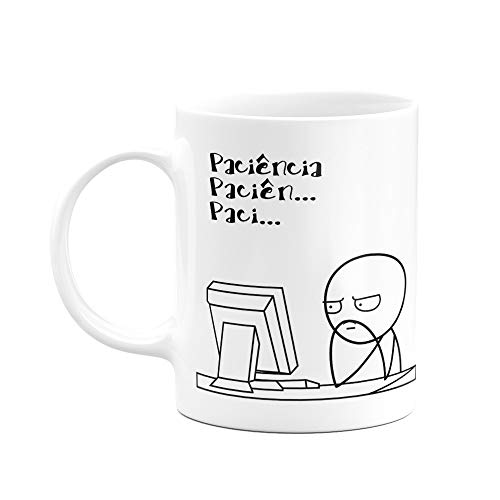 Caneca Divertida Geek - Paciência - 325ml