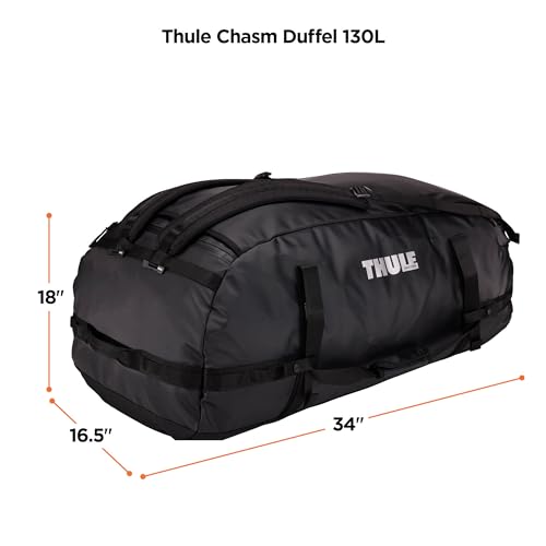 Image of Thule Chasm 130L, Black