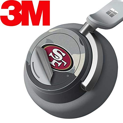 Skinit Decal Audio Skin Compatible with Surface Headphones - Officially Licensed NFL San Francisco 49ers Camo Design