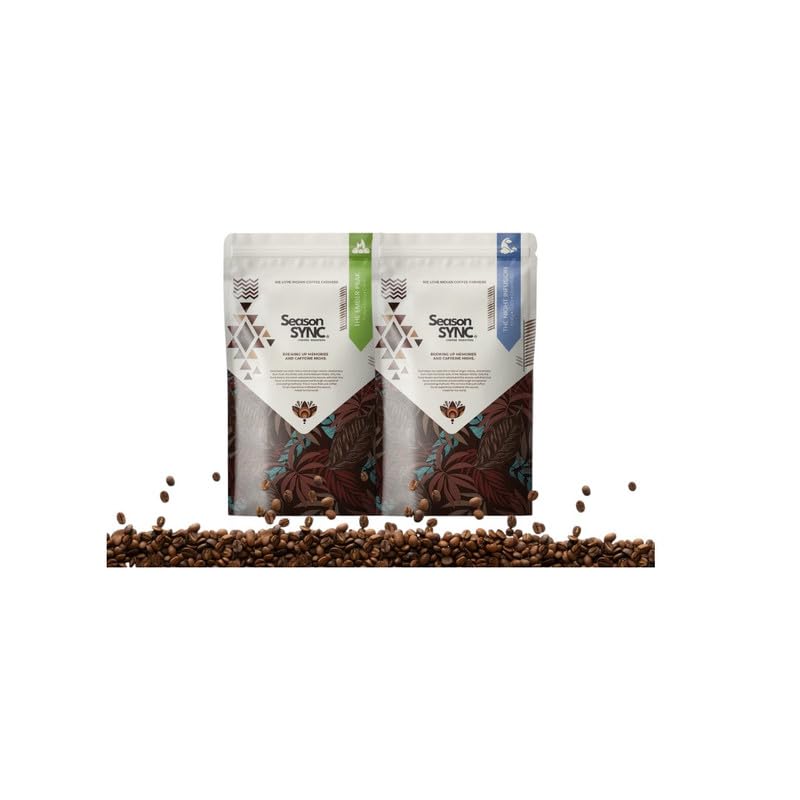 - Coffee Roasters Combo Pack of Ember Peak and Night Infusion, Silky Smooth and Bold Robusta Blends, Medium Dark Roast, Freshly Roasted Ground Coffee (Pack of 2 × 250 g)