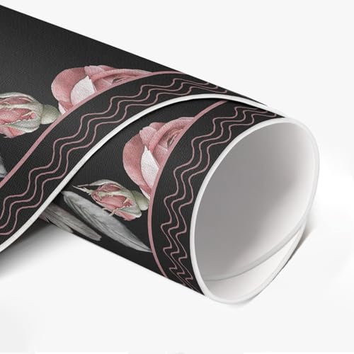 Tapis vinyle ø140 cm résistant pour protéger le sol des taches - 6