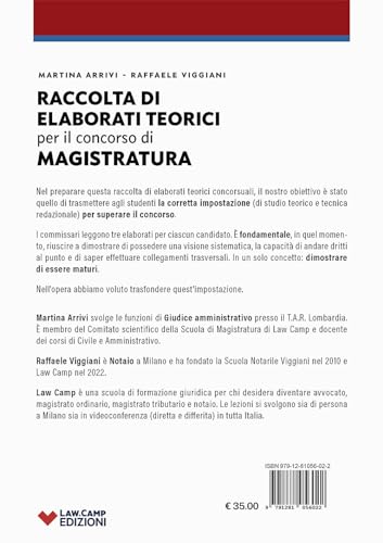 Raccolta Di Elaborati Teorici Per Il Concorso Di Magistratura - 2