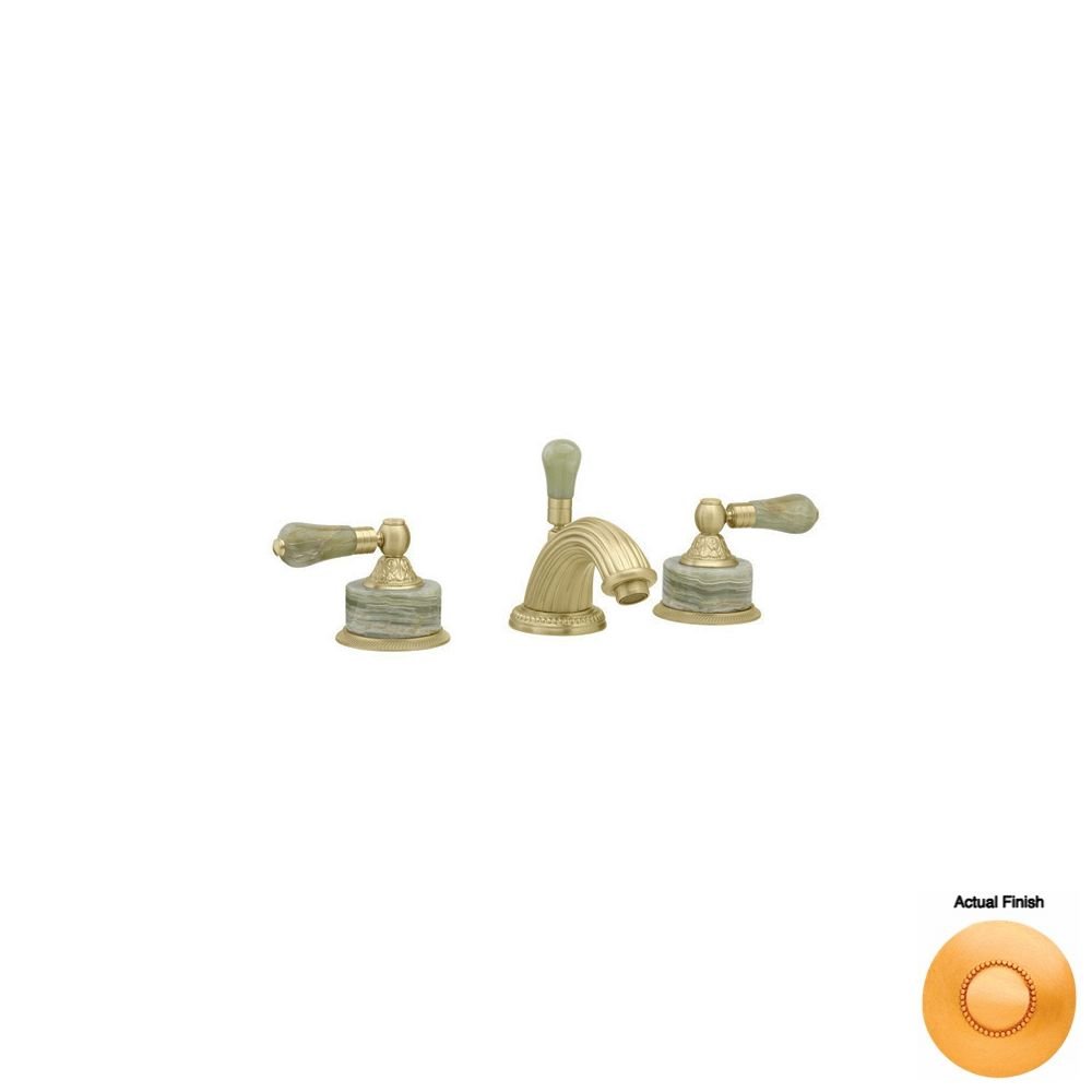 Phylrich K240 024 - Versailles Lavatory Faucet Green Onyx Handle