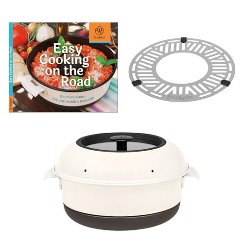 RoadBaker Starter Set 3-teilig | Campingbackofen | Backgitter | mobiler Backofen | Kochlöffel | Backblech | mobiler Ofen