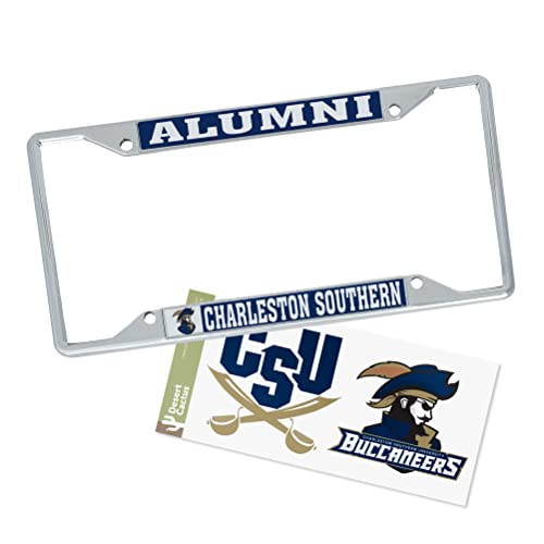 Desert Cactus CSU Buccaneers License Plate Frame (Sticker Frame Mascot)