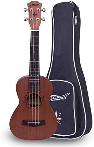 Makanu Cutaway Concert Ukulele 24 Inch Mahogany Ukulele Beginners for Professional - Matte Finish
