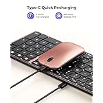 Wireless-Bluetooth-Keyboard-and-Mouse-for-Mac-Multi-Device-Rechargeable-Keyboard-and-Mouse-Stainless-Steel-Full-Size-Compatible-with-MacBook-ProAir-iPad-iMac Wireless Bluetooth Keyboard and Mouse for Mac, Multi-Device Rechargeable Keyboard and Mouse Stainless Steel Full Size, Compatible with MacBook Pro/Air, iPad, iMac