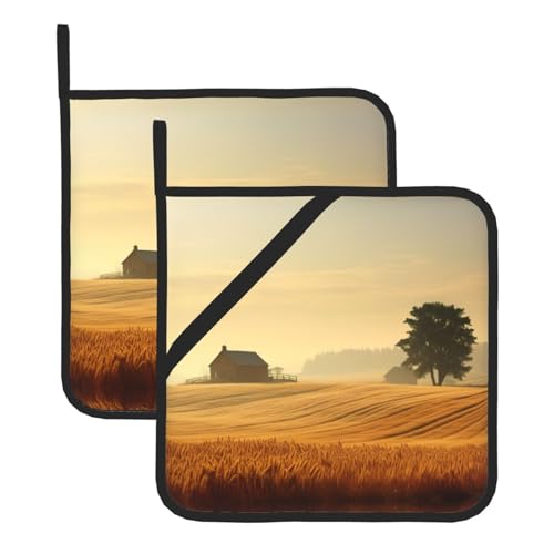 Country Lifestyle Kitchen Collection, juego de cocina clásico de granja, agarradera, talla única, 2 piezas