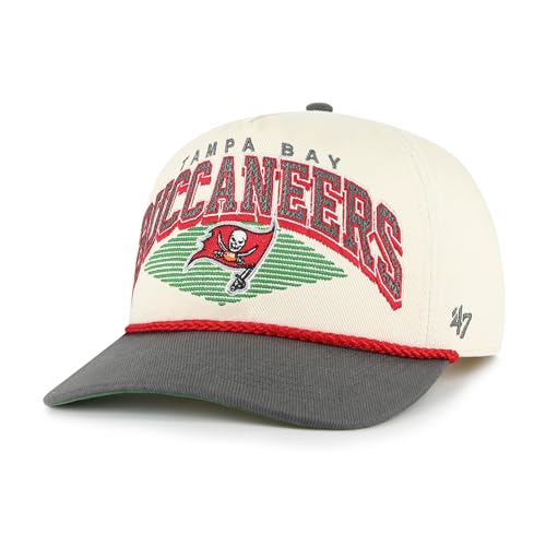 47 Mens Cream Tampa Bay Buccaneers Pomona Rope Hitch Adjustable Hat