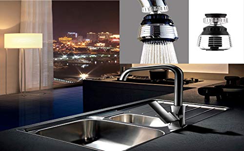 Image of 360 Degree Swivel Faucet Aerator Deluxe Water Saving Faucet Sprayer Water Saving Bubbler Pressurized Faucet Filter Kitchen Accessories 2 Modes (Faucet Head - D - 2)