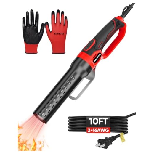 EZUVITA 1500W Electric Charcoal Starter with 10ft Cable