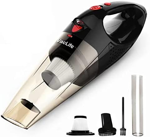 VacLife Handheld Vacuum, Car Vacuum Cleaner Cordless, UK Type-G 3 Pin Plug, Red(VL189)