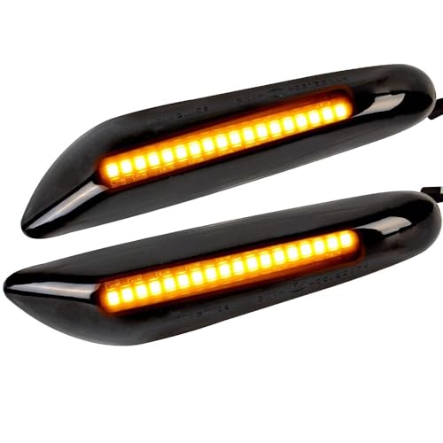 Clignotant rétroviseur droit dynamique fumé pour BMW E90 E91 E60 E87 E46