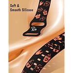 Halloween Cartoon Engraved Bands Compatible with Apple Watch Band - Image 4