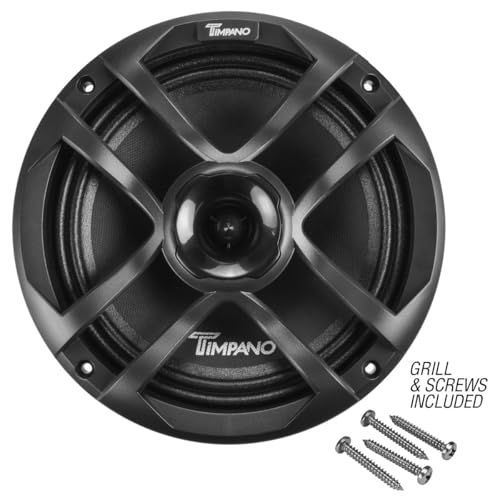 Timpano 8 Inch Car Coaxial Speakers 1300 Watts per Pair TPT-CX8-4 TPRO, PRO Audio 2-Way 4 Ohm Premium Speaker, Grill Included - Great for Car Stereo Sound System (Pair) by Timpano - Used condition - Image 5