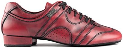 PortDance Mens Dance Shoes PD Casual - Color: Bordeaux - Sole: Suede - Size: EUR 45