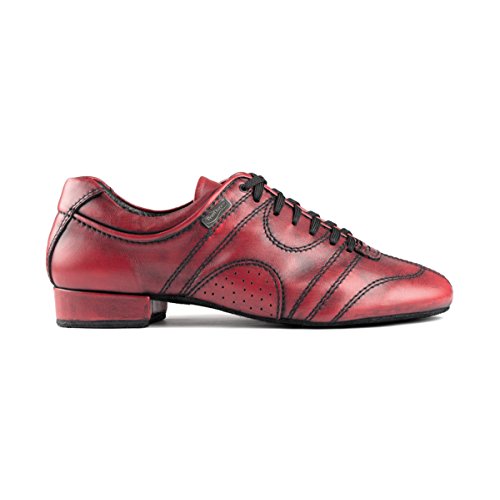 Portdance Mens Dance Shoes Pd Casual - Color: Bordeaux - Sole: Suede - Size: Eur 45 #TOP19