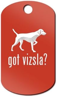 Mister Petlife Got Vizsla Engraved Keychain/GI Tag v2 Hungarian Red
