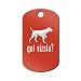 Mister Petlife Got Vizsla Engraved Keychain/GI Tag v2 Hungarian Red