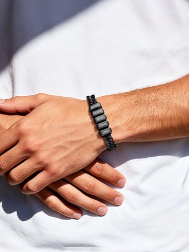 Pulsera personalizada de eslabones cubanos para hombre miniatura 2