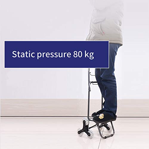 yeacher Carrinho de compras dobrável Carrinho de compras Carrinho de compras dobrável Escalador Carr