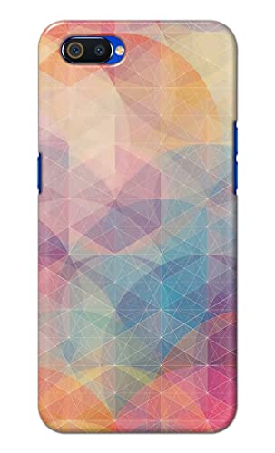 Image of Printed Hard Back Cover Case for Realme C2 | Oppo A1K Back Cover (Crumpled Paper Design) -1803