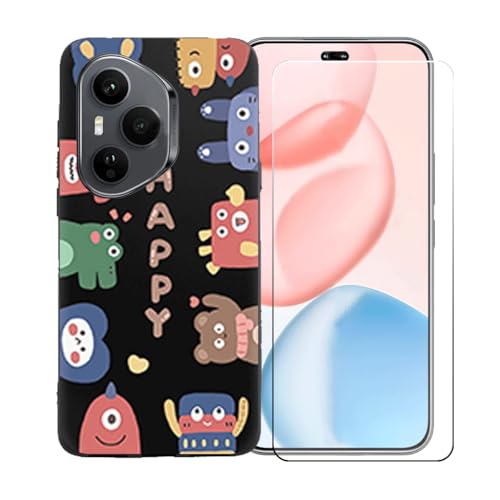 BMPNLSZ �K�p Honor 400 Pro 5G+HD�����K���X�ɓK�����ėpTPU�ی�J�o�[�A�V���J�Q���V�F���o���p�[�ی�o�b�N�V�F��-�K�p Honor 400 Pro 5G�ɓK����9�d�x�X�N���b�`�h�~�X�N���[���ی�J�o�[ LLM45