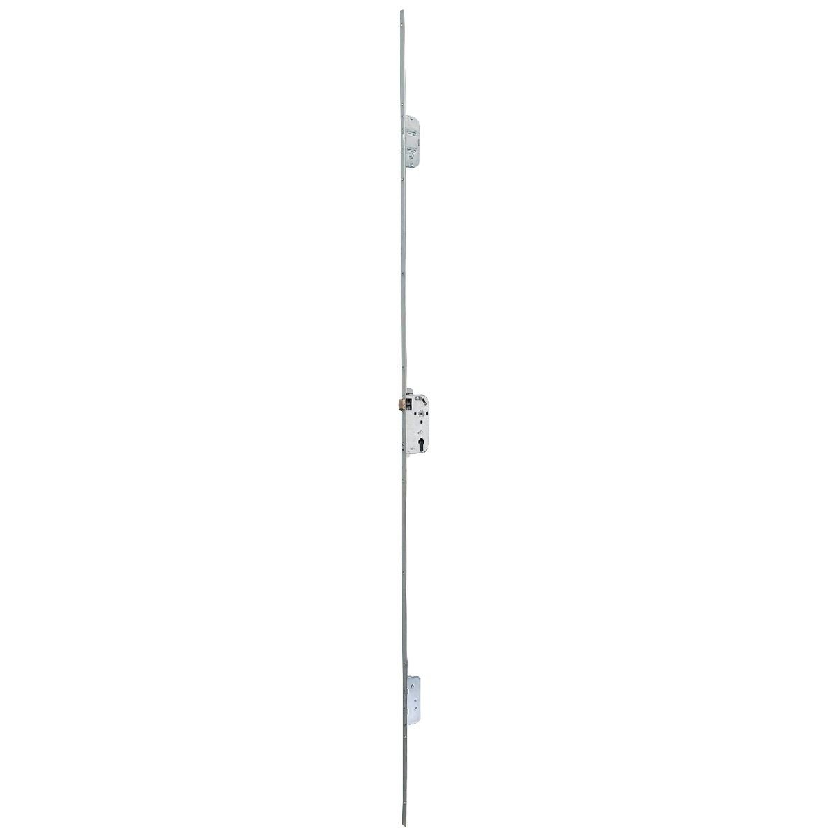 Serrure à larder 3 points série 8150 standard longueur 2040mm têtière 18mm axe à 50 BRICARD 8150410705