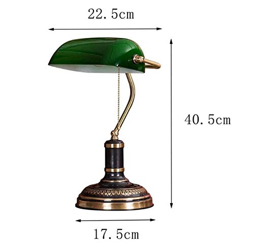 Banker Lamp,Green Shade Retro Bronze Traditional Desk Lamps Office Study Simple Designs Eye Caring Reading Light Black steampunk buy now online Banker Lamp,Green Shade Retro Bronze Traditional Desk Lamps Office Study Simple Designs Eye Caring Reading Light Black steampunk buy now online