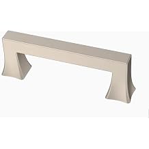 Brainerd P43418W-SN Satin Nickel 3" Casual Square Cabinet Pull