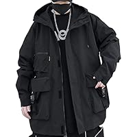 XYXIONGMAO Chaqueta Casual Techwear con Cremallera Táctica