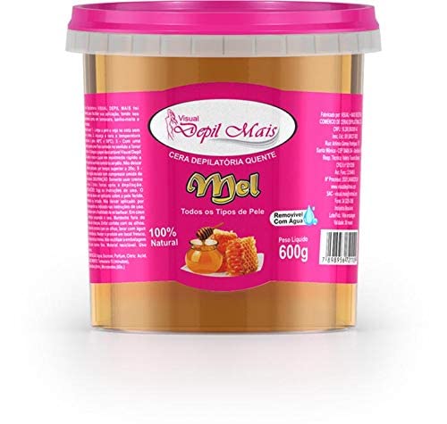 Cera Depilatoria Quente Hidrossolúvel 600G Mel