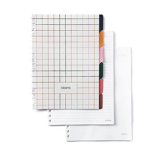 Caderno Organizador Duo Pólen Pautado & Pontado 17X24 Tropicália Preto, Cicero