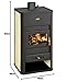 Imagen de Estufa de leña para sistema de calefacción central Prity S3 W13 con caldera integral