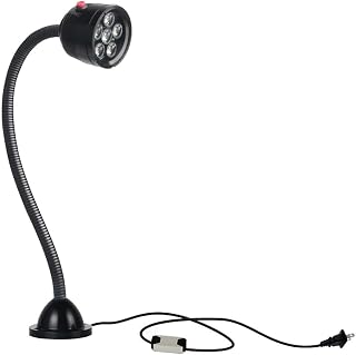6W Industrial Machine Light with Switch, IP68 Waterproof LED Work Light 720 Lumens, Flexible Gooseneck Lamp for Lathe Milling, Drill Press Lighting Industrial Machine Light (Color : B, Size : 110-22