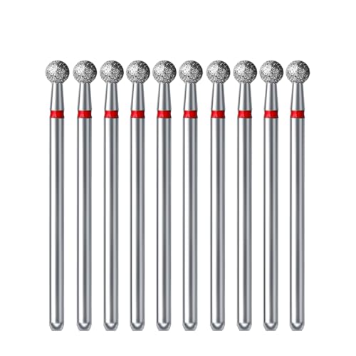 10pc Diamond Ball Cuticle Bit Set