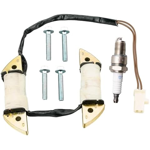 JJing Head Light Charging Coil Assembly for Harbor Freight Predator 212cc 6.5HP 7HP 301CC 8HP 420cc 13HP and Other 163cc 196cc Gas Engine Go-Kart Minibike Cover