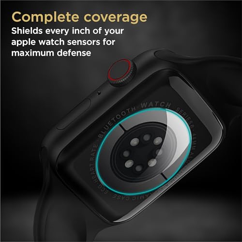 Image of [3 Pack] Flex Guard Nickel Metal Allergy Back Protector for Apple Watch Series 10 46mm || Prevent Rash Contact Dermatitis || Soft Flexible Film || Strap Sensor Protector || 2024 iWatch Back Screen Cover [Not Tempered Glass]