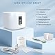 Ultraschallreinigungsgerät 48000Hz UV Ultraschallreiniger für Zahnschiene Reinigung, 300ML Dental Pod für Zahnersatz, Retainer, Aligner, Prothesen, Schmuck, 24W Ultrasonic Cleaner, Retainer Cleaner