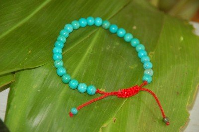 Tibetan Small Turquoise Wrist Mala/ Bracelet For Meditation 6Mm #TOP2