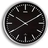 Stilvolle, moderne Wanduhr mit 30 cm Durchmesser für Empfangsbereich, Meetingraum oder anderen großen Räumen.
