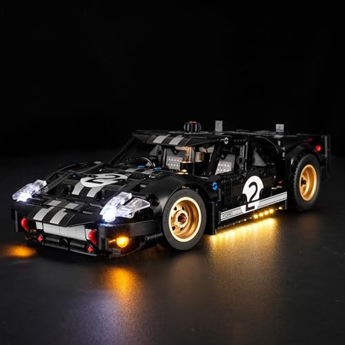 Image of LED Light for Lego Technic 1966 Ford GT40 MKII Race Car 42223 Set, Light Kit Compatible with Lego 42223 Building Blocks Model, Not Included The Model Set