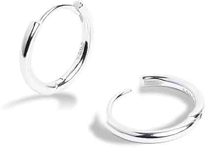 Amazon.co.jp: [Puente] シルバー925 刻印あり ピアス 18G 12mm