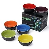 𝐋𝐋𝐀𝐌𝐀𝐓𝐈𝐕𝐀 - Con los cuencos de MIAMIO cada comida se convierte en una experiencia. El moderno exterior negro mate da a los cuencos un aspecto noble y de alta calidad. Con su color brillante y fuerte en el interior, también contienen una agradable sorpresa de color.