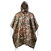 Fousam Camo Poncho Military Multicam Waterproof Hooded Raincoat Backpack Cover Packable Hiking Hunting Camping Tent Poncho
