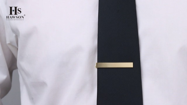 Clip De Corbata Con Diseño De Búho - Aleación Dorada, 4x1.8 Cm | Accesorio Elegante Para Hombres, Regalo