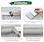 Tube Protector Tape, 2 M Long Ducting Pipe Covering Concealer for Boiler Pipe/ Cooker Hood Ducting/ Hose Pipes/ Extractor Fan Tubes/ Air Vent, Interior Exterior Sewer Plumbing Hider ( Color : H , Size