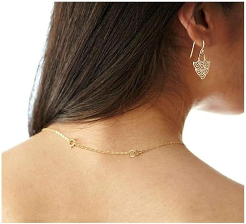 9ct Gold Safety Extender Chain Bracelet Necklace 3cm 2x Bolt Rings - Image 3